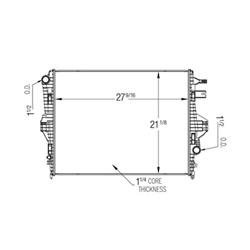 Coast to Coast International Body Parts - Radiators for 2011-2018 CAYENNE - RAD13551