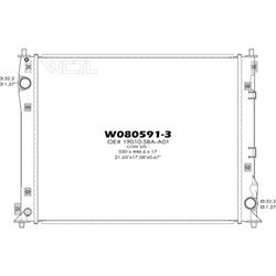 Coast to Coast International Body Parts Radiators RAD13583