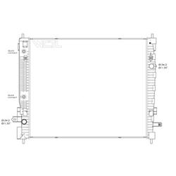 Coast to Coast International Body Parts Radiators RAD13688