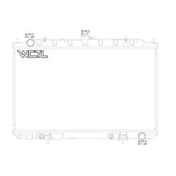 Coast to Coast International Body Parts - Radiators for 2000-2001 I30, 2002-2004 I35, 2000-2003 MAXIMA - RAD2329