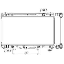 Coast to Coast International Body Parts Radiators RAD2434