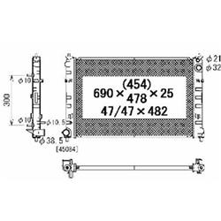 Coast to Coast International Body Parts Radiators RAD2768
