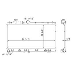 Coast to Coast International Body Parts Radiators RAD2777K