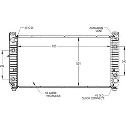 Coast to Coast International Body Parts Radiators RAD2947