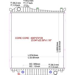 Coast to Coast International Body Parts Radiators RAD2952