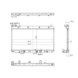 Coast to Coast International Body Parts Radiators RAD2955