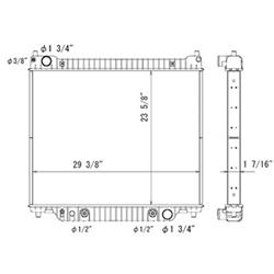 Coast to Coast International Body Parts Radiators RAD2977