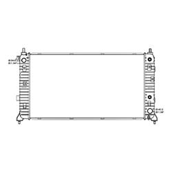 Coast to Coast International Body Parts Radiators RAD3120