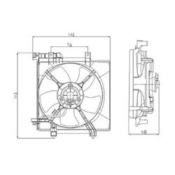 Body Parts Replacement Electric Cooling Fans SU3115115