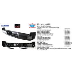 Coast to Coast International Body Parts Bumpers TO1103114DSC