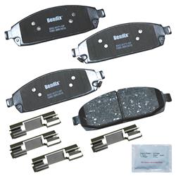 Bendix Brakes Premium Copper-Free Brake Pads for 2006-2010 COMMANDER, 2005-2010 GRAND CHEROKEE - CFC1080