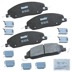 Bendix Brakes Premium Copper-Free Brake Pads for 2005-2007 AVANTI, 2005-2010 MUSTANG - CFC1081