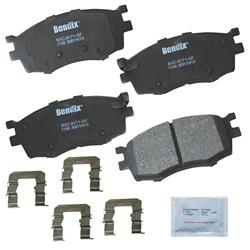 Bendix Brakes Premium Copper-Free Brake Pads for 2006-2011 ACCENT, RIO, RIO5 - CFC1156