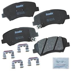 Bendix Brakes Premium Copper-Free Brake Pads for 2012-2017 ACCENT, RIO - CFC1593
