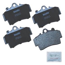 Bendix Brakes Premium Copper-Free Brake Pads for 1997-2008 BOXSTER, 2007-2008 CAYMAN - CFM737