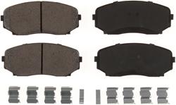 D1028 FITS *SEE CHART* NEW BENDIX GLOBAL CERAMIC FRONT BRAKE PADS RD1028