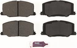 Bendix Brakes CQ Ceramic Brake Pads for 1987-1991 CAMRY, 1988-1993 CELICA, 1990-1991 ES250 - SBC356