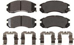 Bendix Brakes CQ Ceramic Brake Pads for 1993-1996 IMPREZA, 1990-1996 LEGACY - SBC470