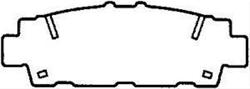 Bendix Brakes CQ Ceramic Brake Pads for 1990-1992 LS400 - SBC488