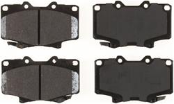 Bendix Brakes CQ Ceramic Brake Pads for 1991-1997 LAND CRUISER, 1996-1997 LX450 - SBC502