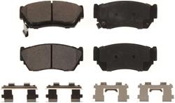 Bendix Brakes CQ Ceramic Brake Pads for 1991-1993 NX, 1991-1994 SENTRA - SBM510