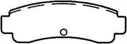 Bendix Brakes CQ Ceramic Brake Pads for 1991-1993 NX, 1991-1994 SENTRA - SBC511
