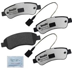 Bendix Brakes Fleet MetLok Brake Pads for 2017-2021 PROMASTER 3500, PROMASTER 2500, 2014-2021 PROMASTER 1500 - MKD1490FM