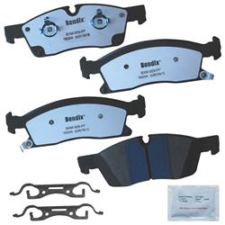 Bendix Brakes Fleet MetLok Brake Pads for 2012-2015 DURANGO, 2013-2014 GRAND CHEROKEE - MKD1629AFM