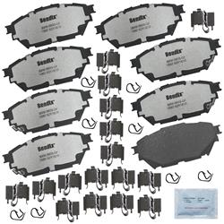 Bendix Brakes Fleet MetLok Brake Pads for 2012-2013 CANTER FE125, CANTER FE160, CANTER FE180 - MKD1682FM