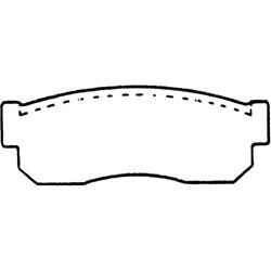 Bendix Brakes TitaniuMetallic II Brake Pads SBM233