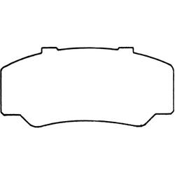 Bendix Brakes IQ Brake Pads for 1985-1992 740, 1985 745, 1983-1990 760 - SBM492