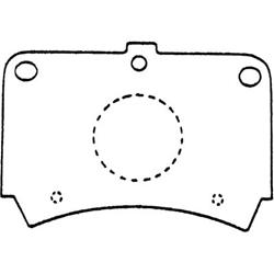 Bendix Brakes IQ Brake Pads for 1986-1989 323, 1991-1994 CAPRI, 1988-1989 TRACER - SBM319