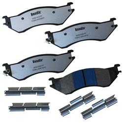Bendix Brakes Fleet MetLok Brake Pads for 2000-2001 RAM 1500 - MKD702K2FM
