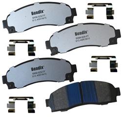 Bendix Brakes Fleet MetLok Brake Pads for 2005-2006 EQUINOX, 2006 TORRENT, 2002-2007 VUE - MKD913FM