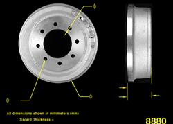 Bendix Brakes Brake Drums PDR0267