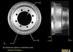 Bendix Brakes Brake Drums PDR0278