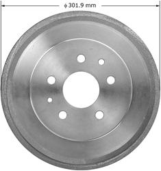Bendix Brakes Brake Drums for 1972-1974 HI-LUX, 1972-1988 PICKUP - PDR0335