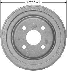 Bendix Brakes Brake Drums PDR0410