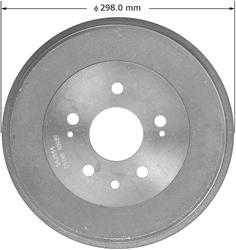 Bendix Brakes Brake Drums for 1979-1983 PICKUP - PDR0424