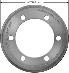 Bendix Brakes Brake Drums for 1983-1986 720 - PDR0457