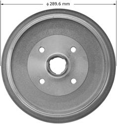 Bendix Brakes Brake Drums for 1978-1988 5000 - PDR0468