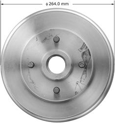 Bendix Brakes Brake Drums for 1986-1989 STANZA - PDR0477