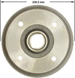 Bendix Brakes Brake Drums for 1976-1979 DL, STANDARD, 1979 GL - PDR0483