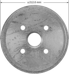 Bendix Brakes Brake Drums for 1987-1994 JUSTY - PDR0519