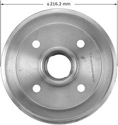Bendix Brakes Brake Drums for 1990-1991 EXCEL, 1990 PRECIS, 1991-1993 SCOUPE - PDR0539