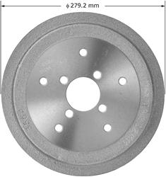 Bendix Brakes Brake Drums for 1986-1995 SAMURAI, 1985 SJ410 - PDR0584