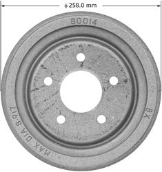 Bendix Brakes Brake Drums for 1990-1992 MONACO, 1989 PREMIER - PDR0592