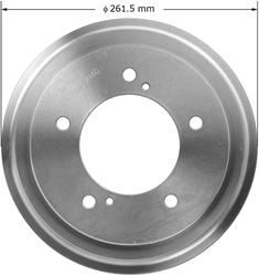 Bendix Brakes Brake Drums PDR0683