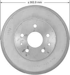 Bendix Brakes Brake Drums for 1980-1992 PICKUP - PDR0769