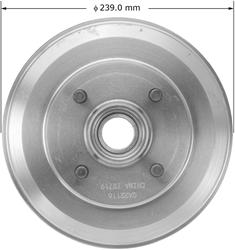 Bendix Brakes Brake Drums for 2009-2011 FOCUS - PDR0833